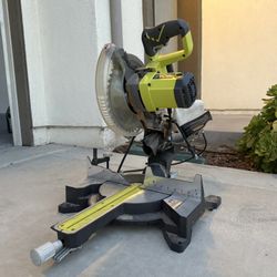 Ryobi 10" Sliding Compound Miter Saw (TSS103T) - 15 Amp - Great Condition