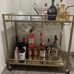 Gold Bar Cart