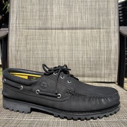Size 12 - Black Timberland Boat Shoes
