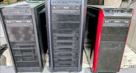 (3) Desktop Computers