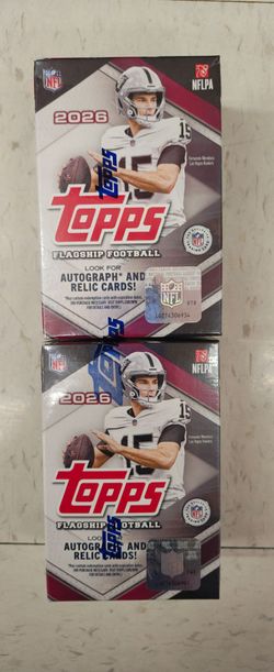 2026 Topps Flagship Football Value Box (x2)