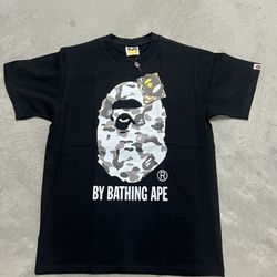 Bape White And Black T-shirt 