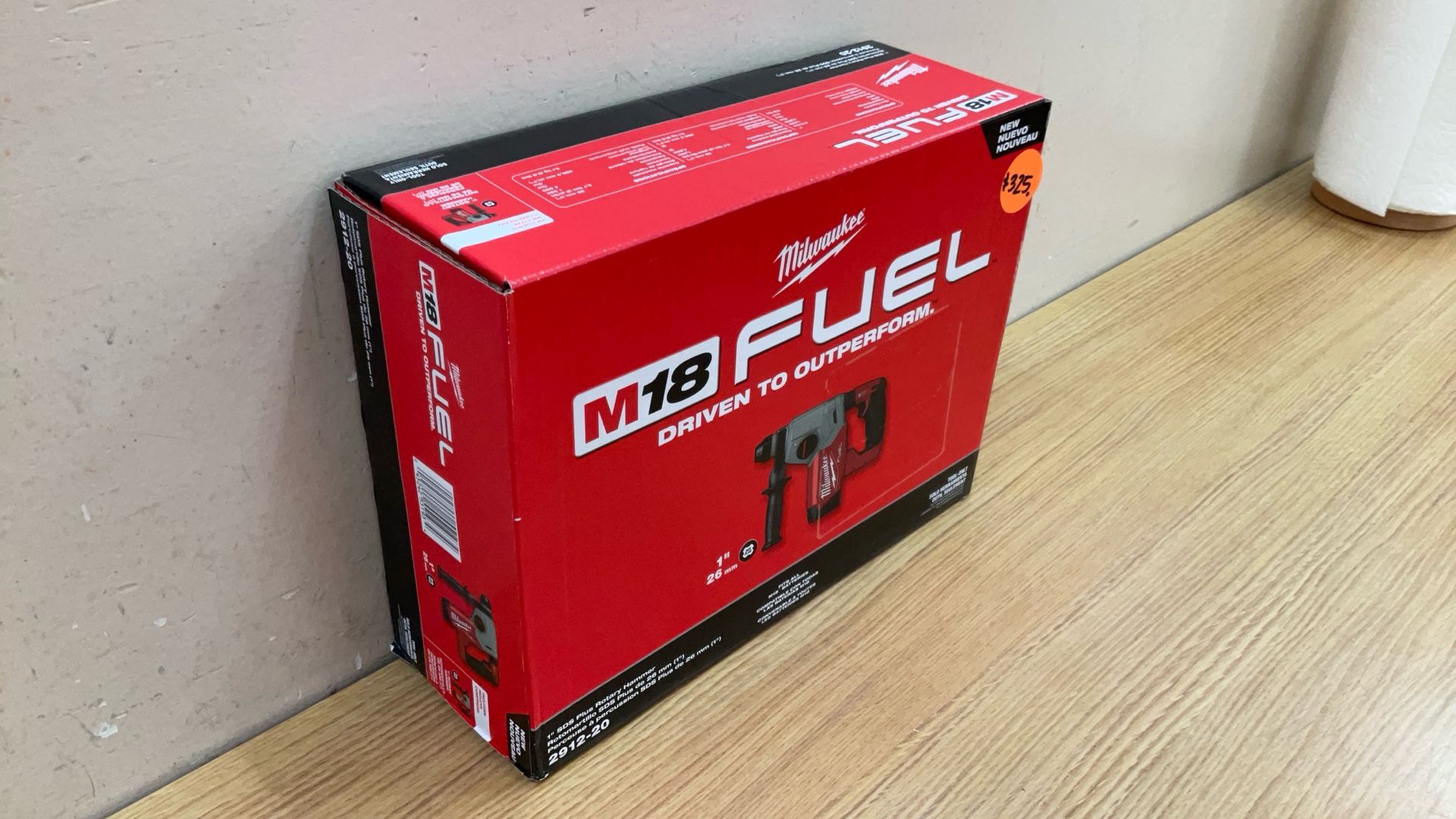 MILWAUKEE 2912-20 1” SDS PLUS ROTARY HAMMER (TOOL ONLY).