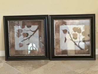 Decorative Pictures with leaves motif