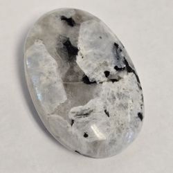 Black Moonstone Palm Stone Crystal