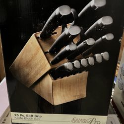 Knife Block Set With Knife (15)