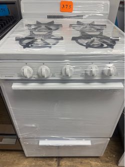 24 in. 2.97 cu. ft. Freestanding Gas Range in White