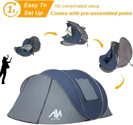 Ayamaya 6 Person Pop Up Tent