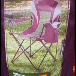 4 Brand New Ozark Trail oversized camping chair with cooler.