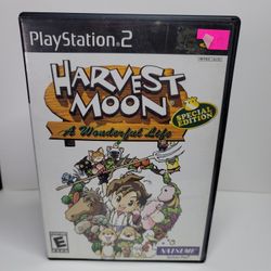 $15 Playstation 2 PS2 - Harvest Moon A Wonderful Life Special Edition (Complete In Box)