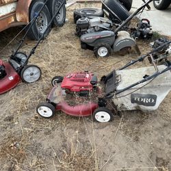 Two lawn Mowers Need Work $50 Both