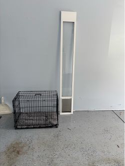 Doggie Door and Kennel