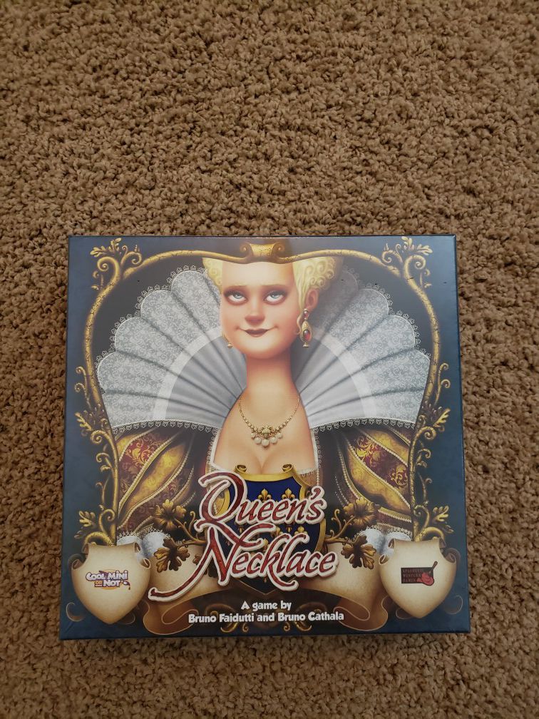Queen's Necklace board game, used but like new