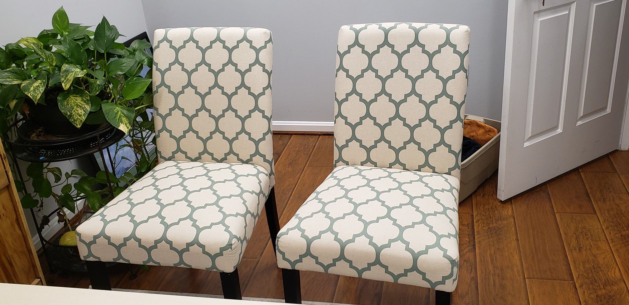 2 chairs. Perfect condition, used in an office for less than 12 months