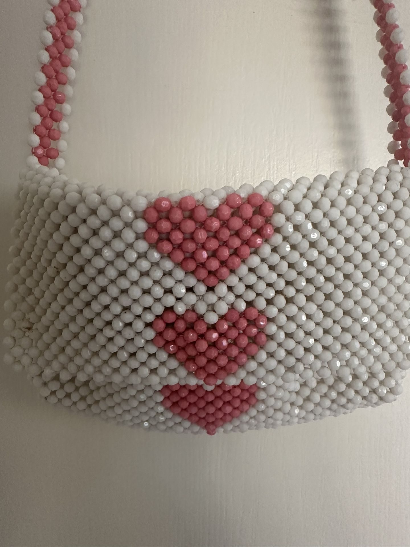 Isaac Mizrahi Beaded Heart Bag