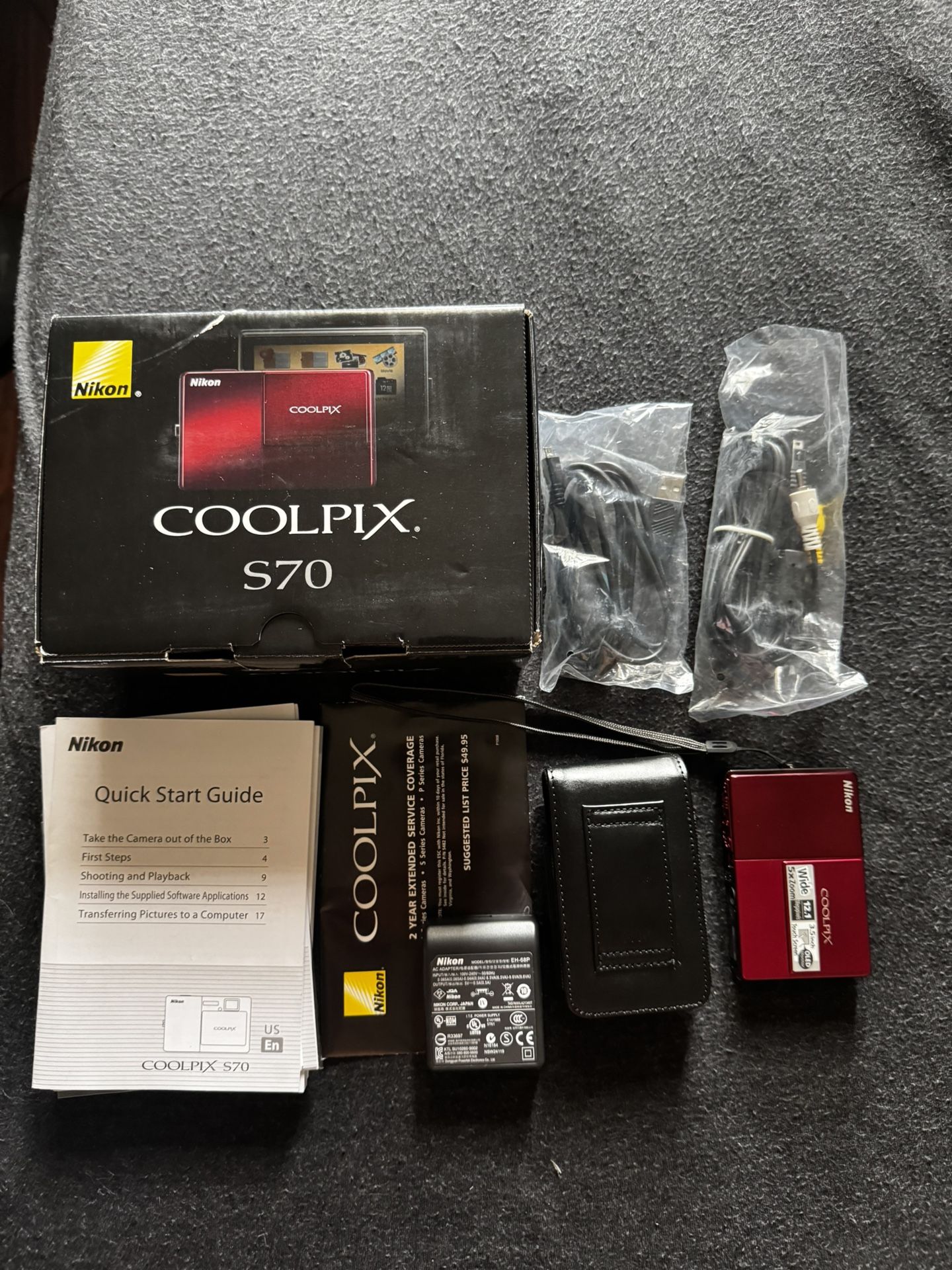 Nikon Coolpix S70 Digicam Digital Camera