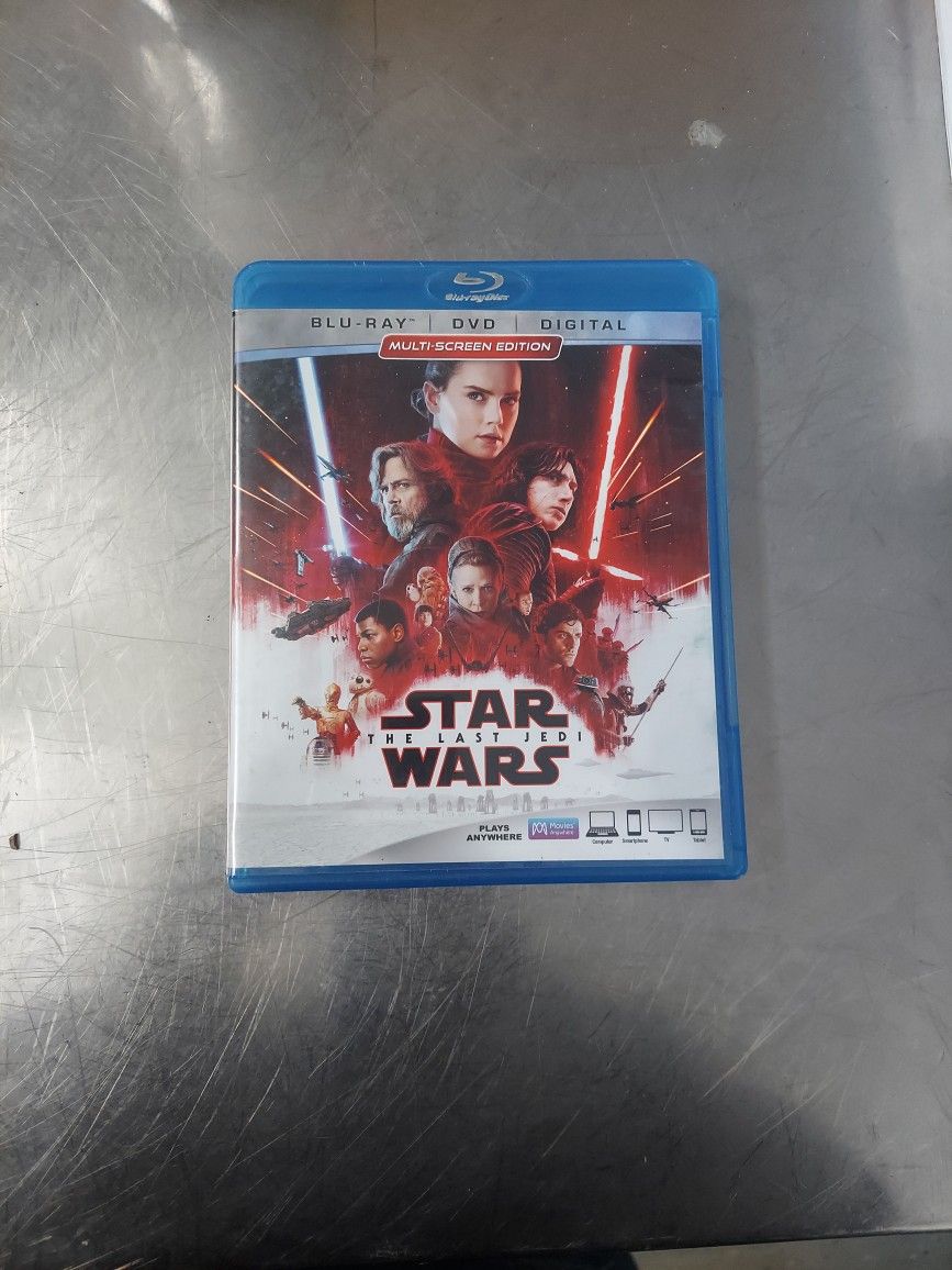 "Star Wars" 'The Last Jedi' Blue-ray/dvd/digital