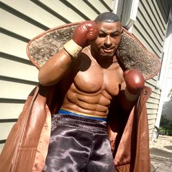 Vintage 90s tan leather shearling Winter jacket Unisex Men’s size 44