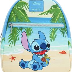 Loungefly Disney Lilo & Stitch Turtle Beach Mini Backpack