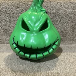 Disney Oogie Boogie Light up Pumpkin Nightmare Before Christmas Halloween 6"