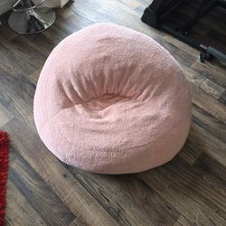 Bean Bag Chair Plush Pink – Súper Cómodo y Suave