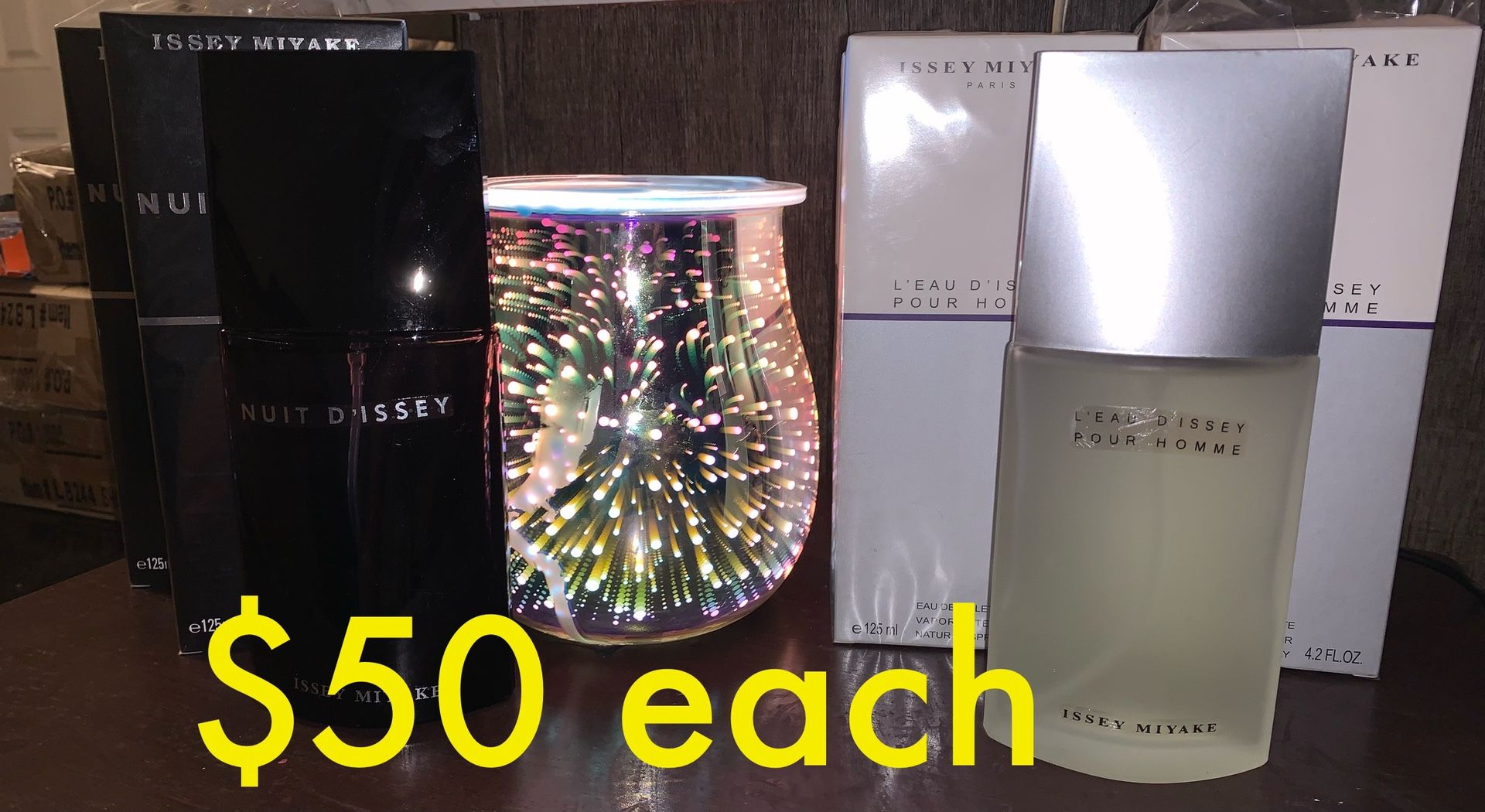 Issey Miyake Men’s cologne. Two Different Kinds $50 Each
