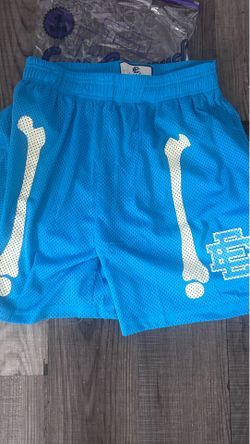 Blue EE skeleton shorts
