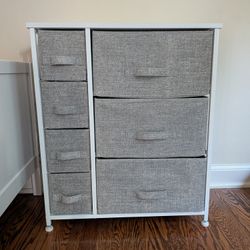 Fabric Dresser 7 Drawer 