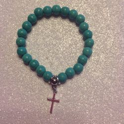 Cross stretch bracelet