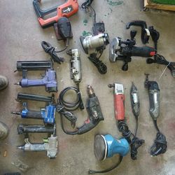 Pwr Tools , Craftsman, Dremel, Porter Cable,& Skill Everything Including Box ,$100.