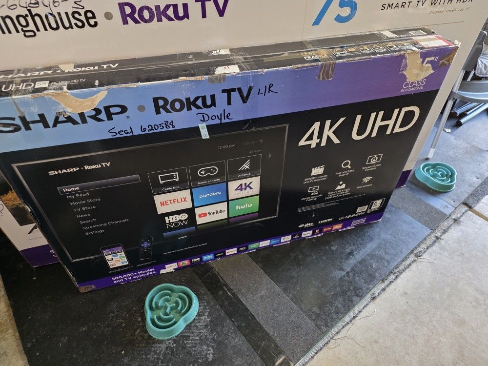 55 Inch Roku Smart TV 4k Uhd 55"