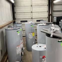 Water heaters gas and electric  W 