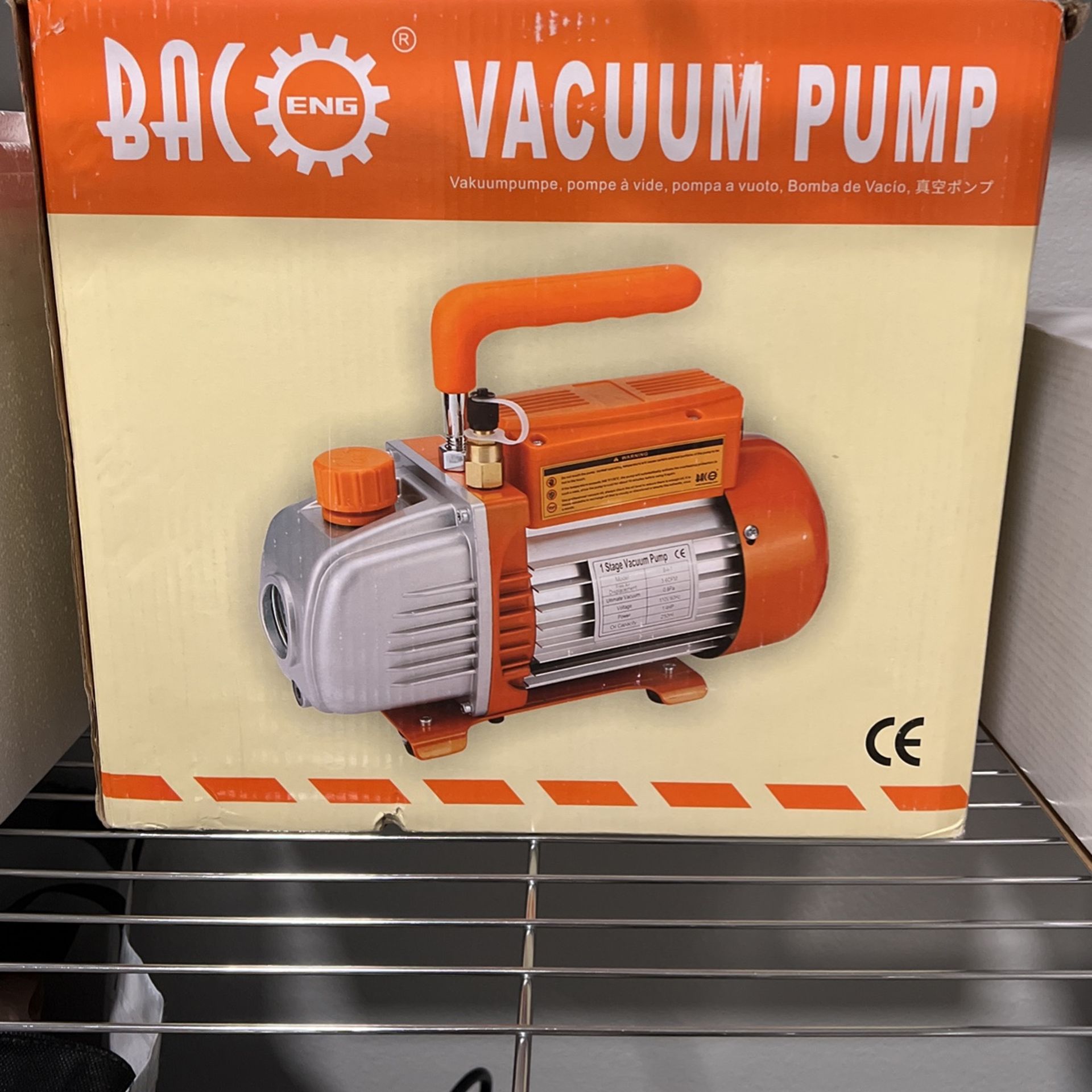 Vacuum Pump And Gauges