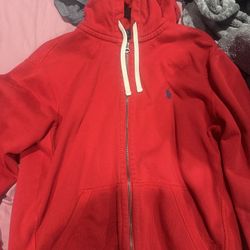 Red polo Hoodie