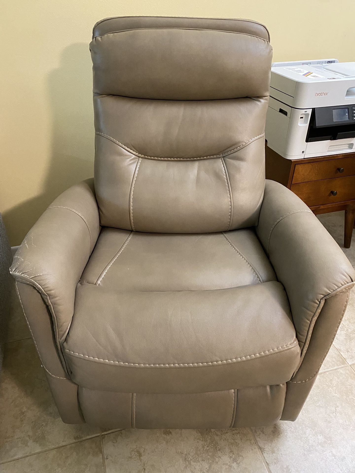 Tan Recliner Chair