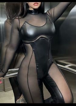 Size Small see through jumpsuit