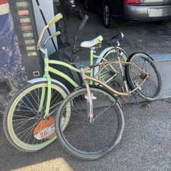 2 Huffy 26 Inch Bikes Good Condition . Cheap $50