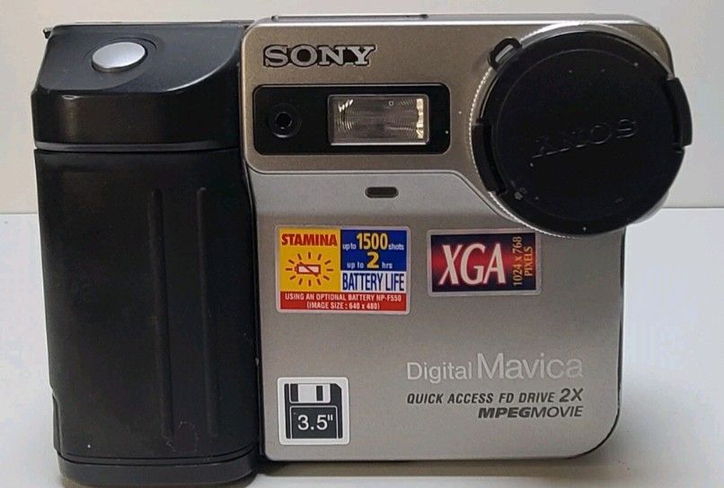 Sony Digital Mavica MPEGMovie MVC-FD81~2 Batteries & Chargers~Not Tested