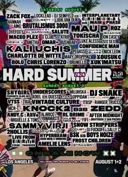 Selling Hard Summer Saturday GA