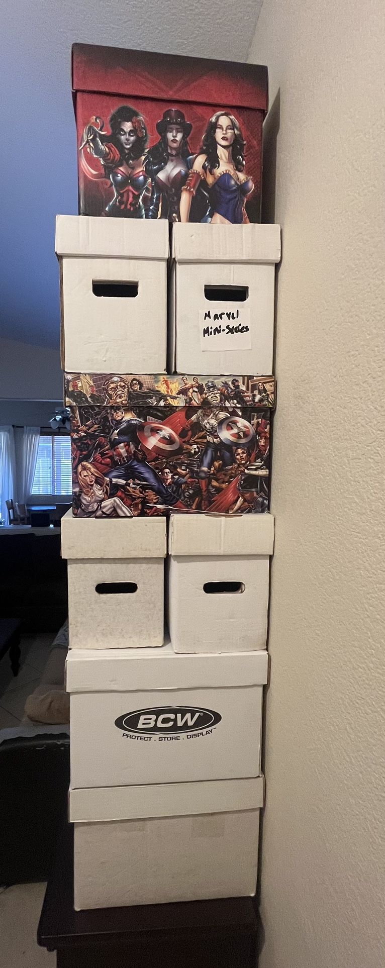 Comic Storage Boxes. 12 Short Boxes.