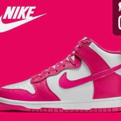 Nike Dunk High Pink Prime DD1869-110 Girls Shoes  Brand New ! .. 