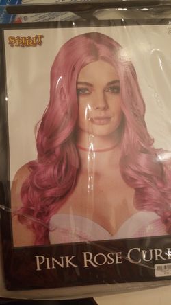 Pink wig