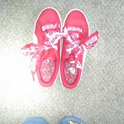 Puma Woman's Red Shoes.