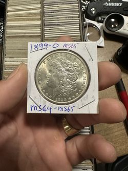 Blast White 1899-O Morgan Silver Dollar
