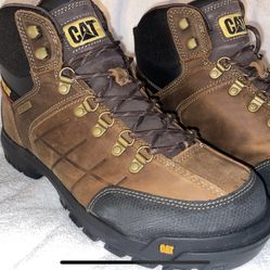 New Caterpillar Threshold WP Soft Toe Boot | Leather | Brown | Mens Size 13