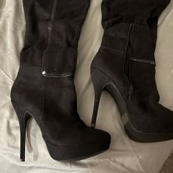 Black Boots Long Leg