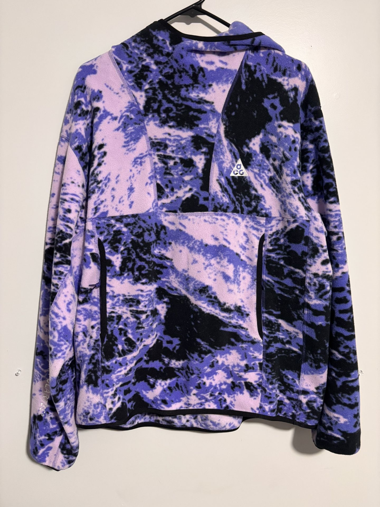 RARE Nike ACG Wolf Tree Polartec Men's Size LARGE Fleece Hoodie FN2453-512