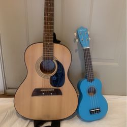 Beginner Acoustic Guitar and or Ukulele 