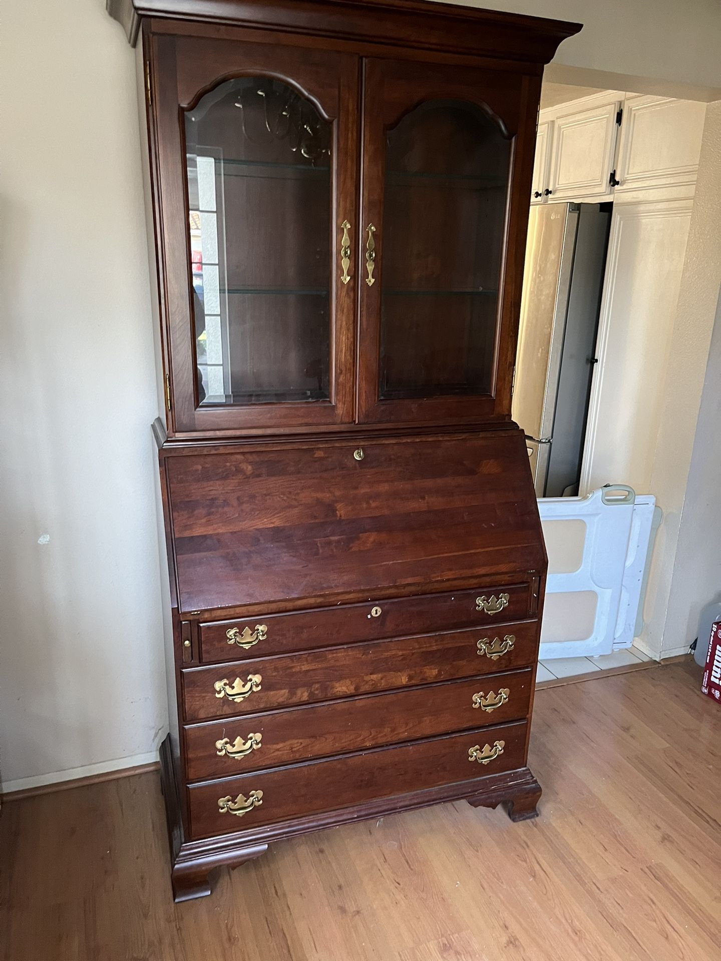 1994 Kincaid Cherry Wood Secretary.