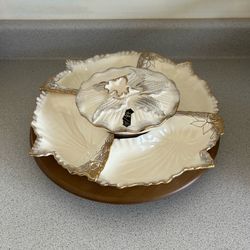 Lazy Susan with trays